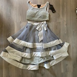 Two piece Terani couture dress
